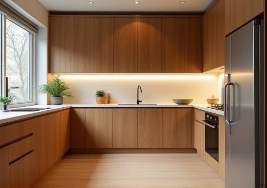 Cuisine sur-mesure en bois
